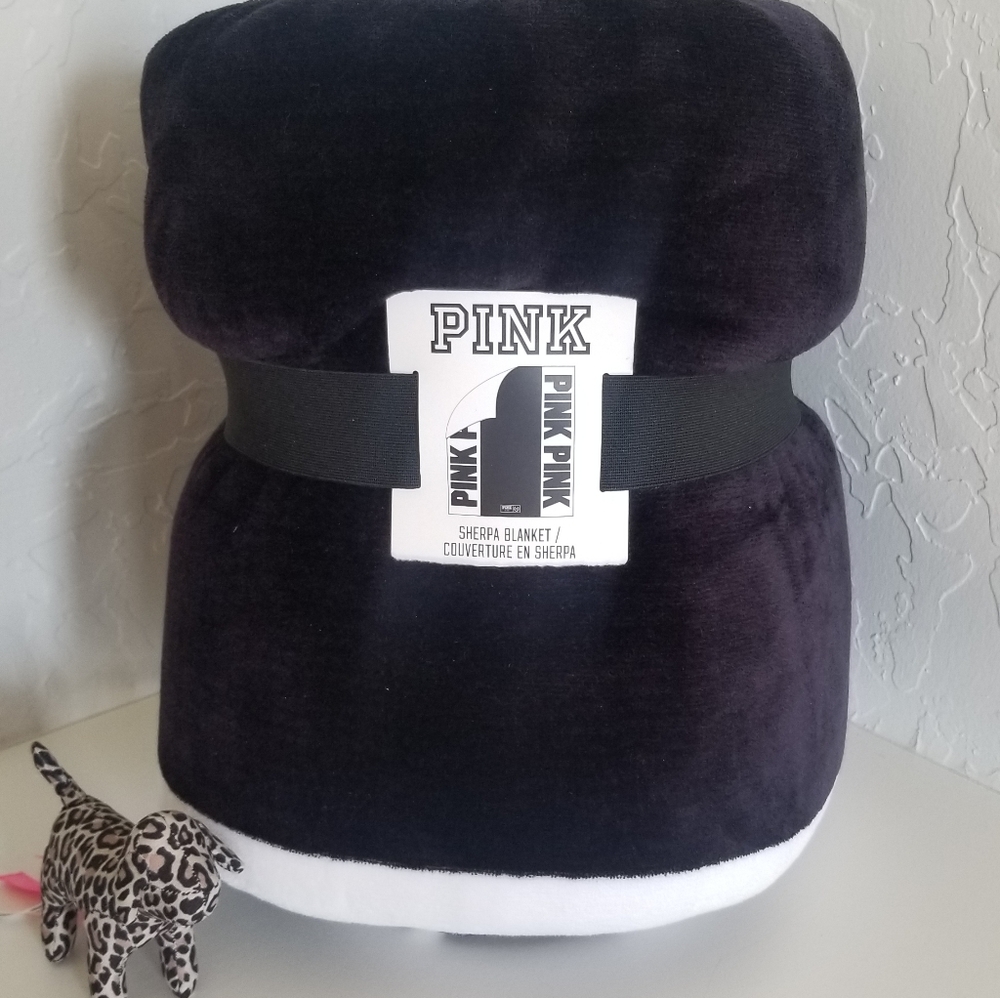 V.S. Pink Sherpa Blanket